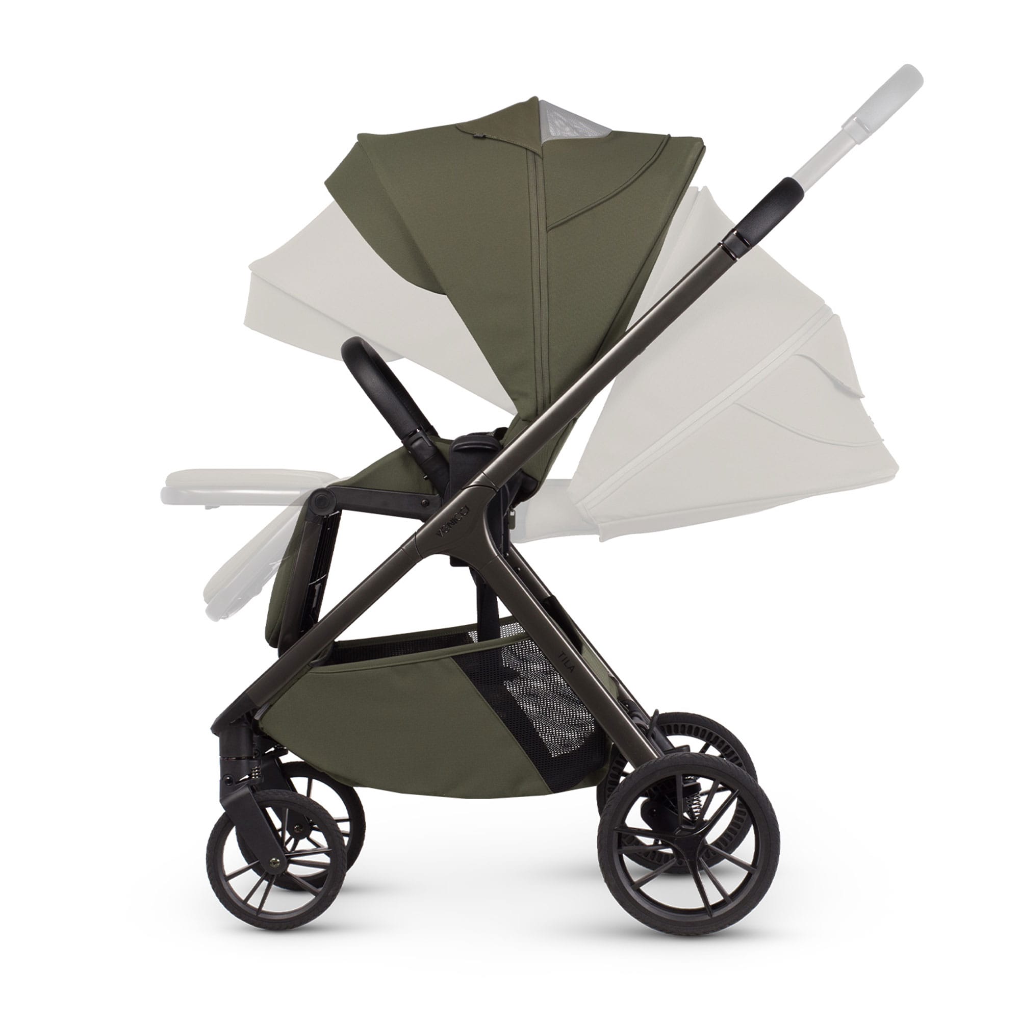 Venicci Tila Comfort Bundle in Olive Baby Prams