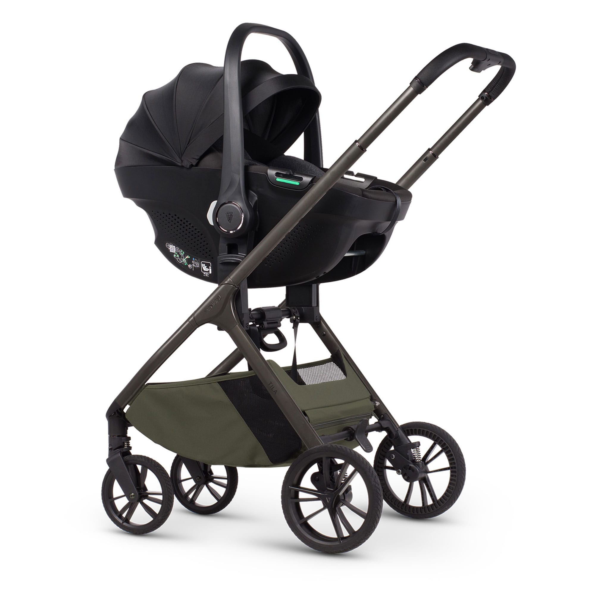 Venicci Tila Comfort Bundle in Olive Baby Prams