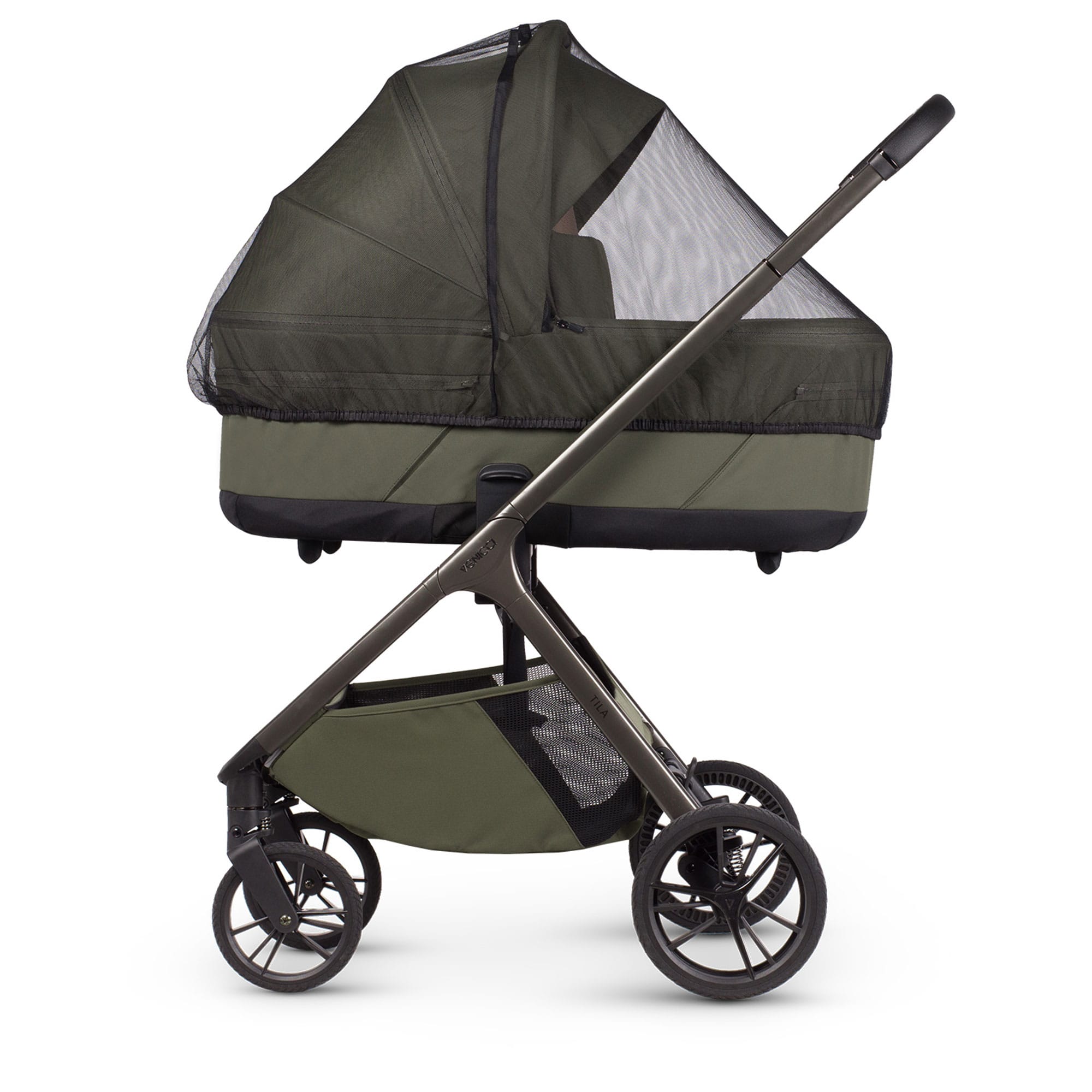Venicci Tila Comfort Bundle in Olive Baby Prams