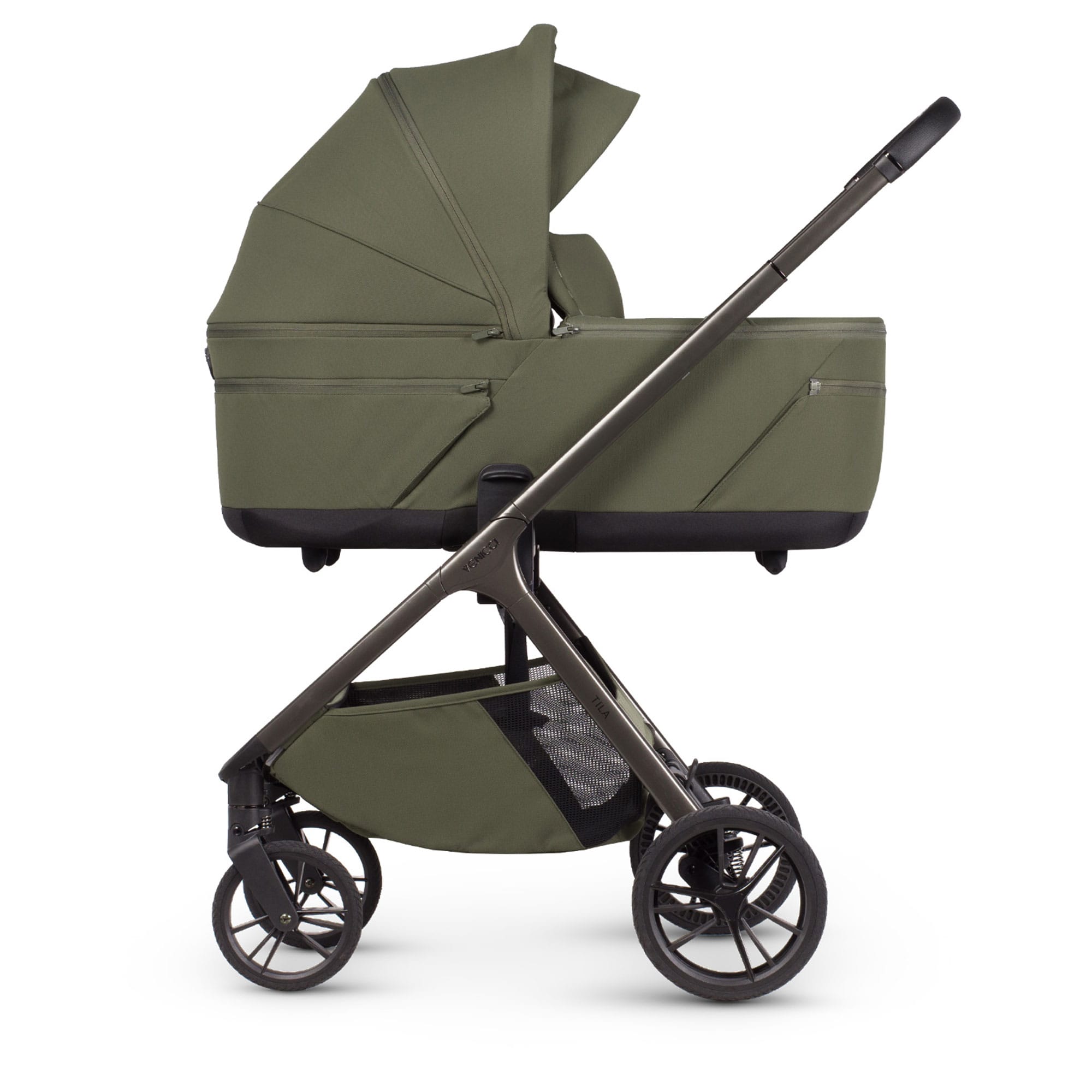 Venicci Tila Comfort Bundle in Olive Baby Prams