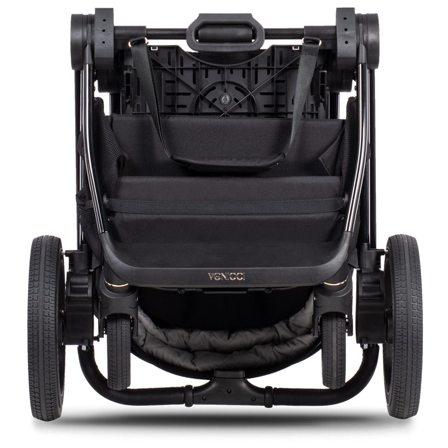 Venicci Tinum Upline 2 2in1 Bundle in All Black Baby Prams 2001110201 5905261334190