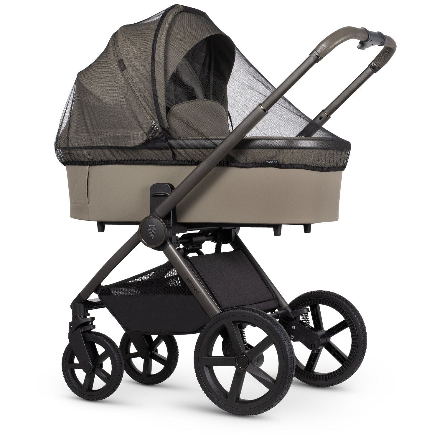 Venicci Tinum Upline SE 3in1 Travel System in Powder
