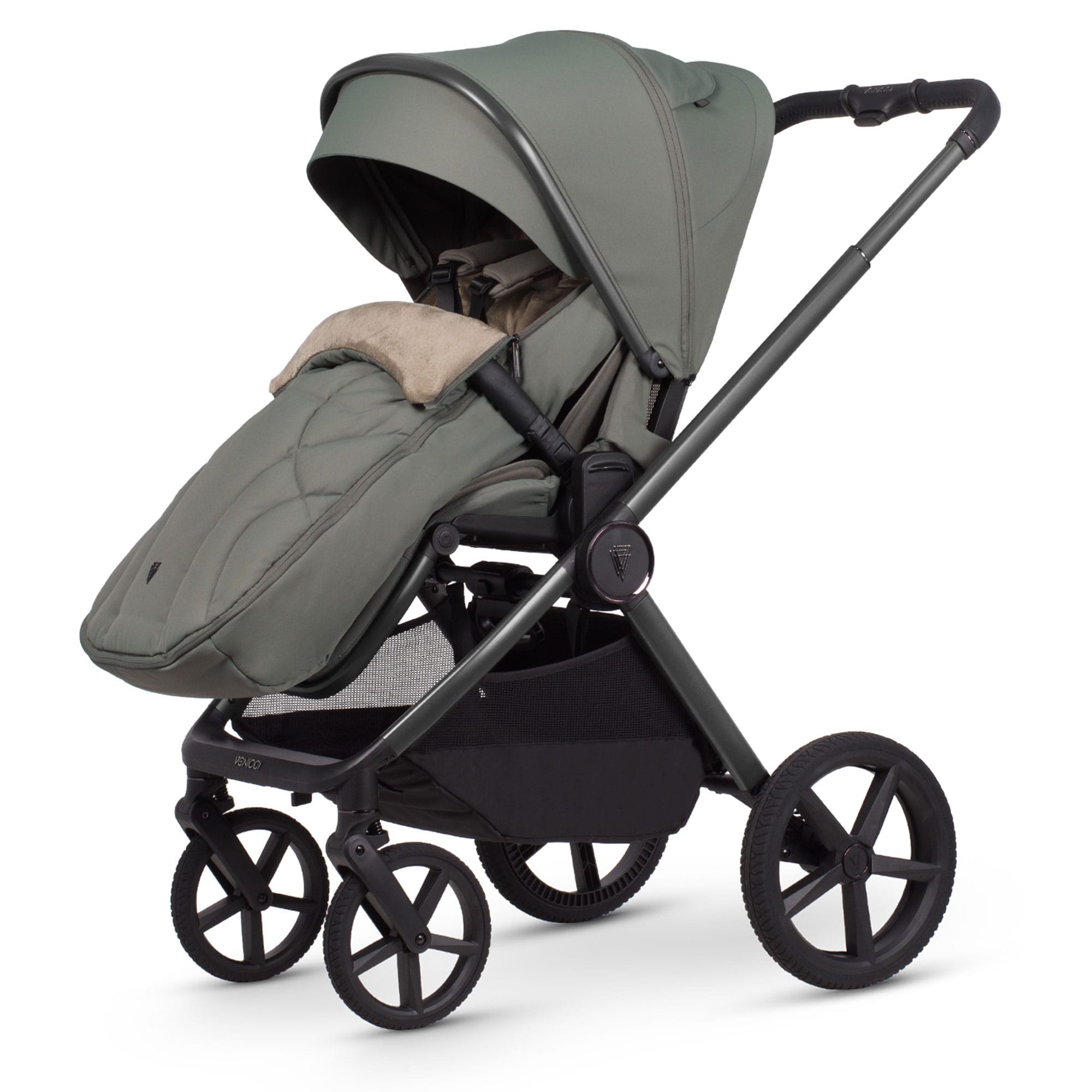Venicci Tinum Upline 3 Comfort Bundle in Aloe Baby Prams