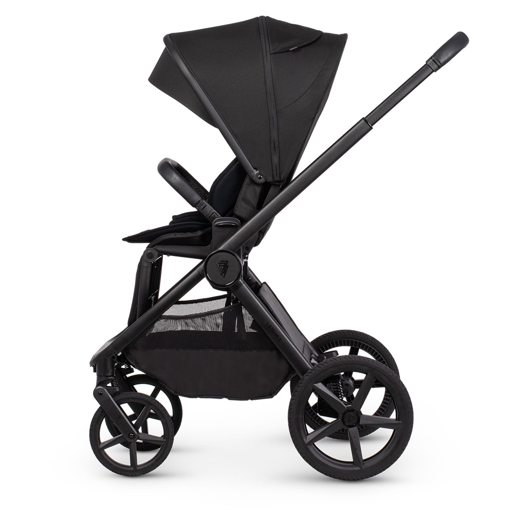 Venicci Tinum Upline 3 Comfort Bundle in Onyx Baby Prams