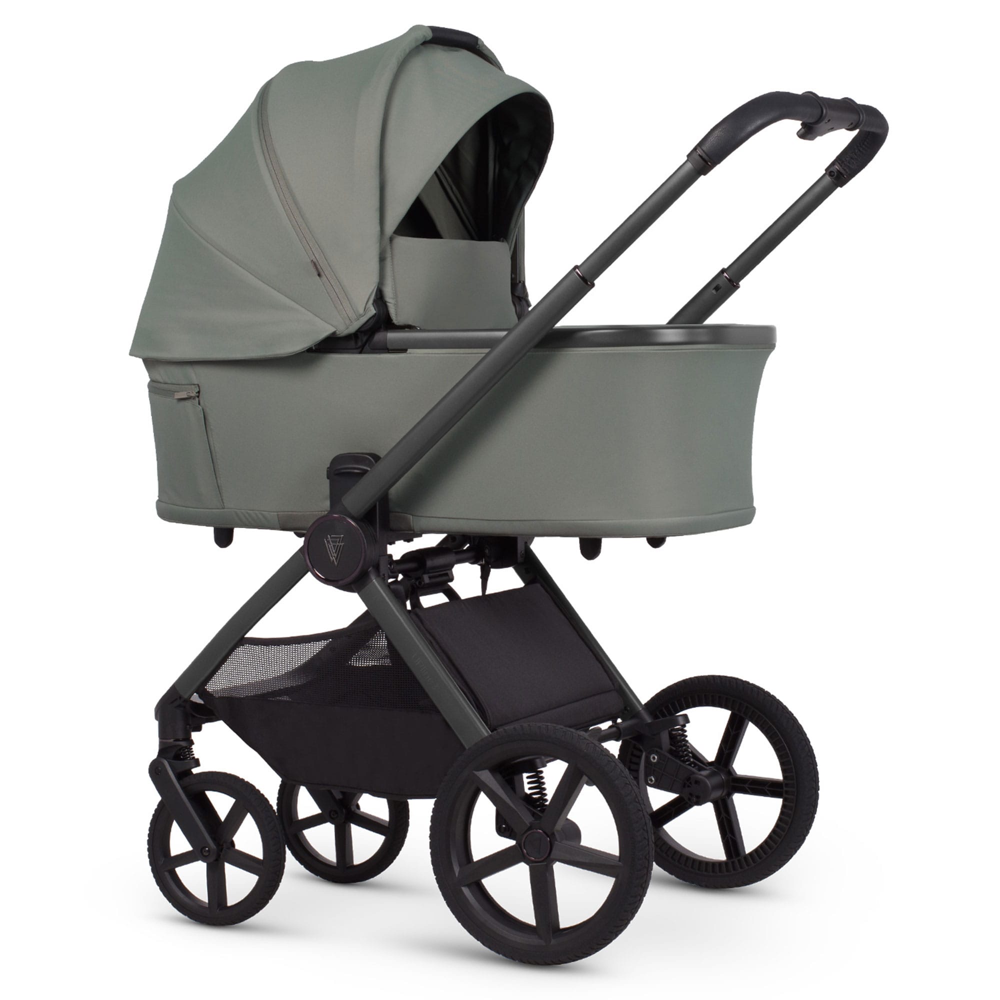 Venicci Tinum Upline 3 Cybex Luxury Bundle in Aloe Baby Prams