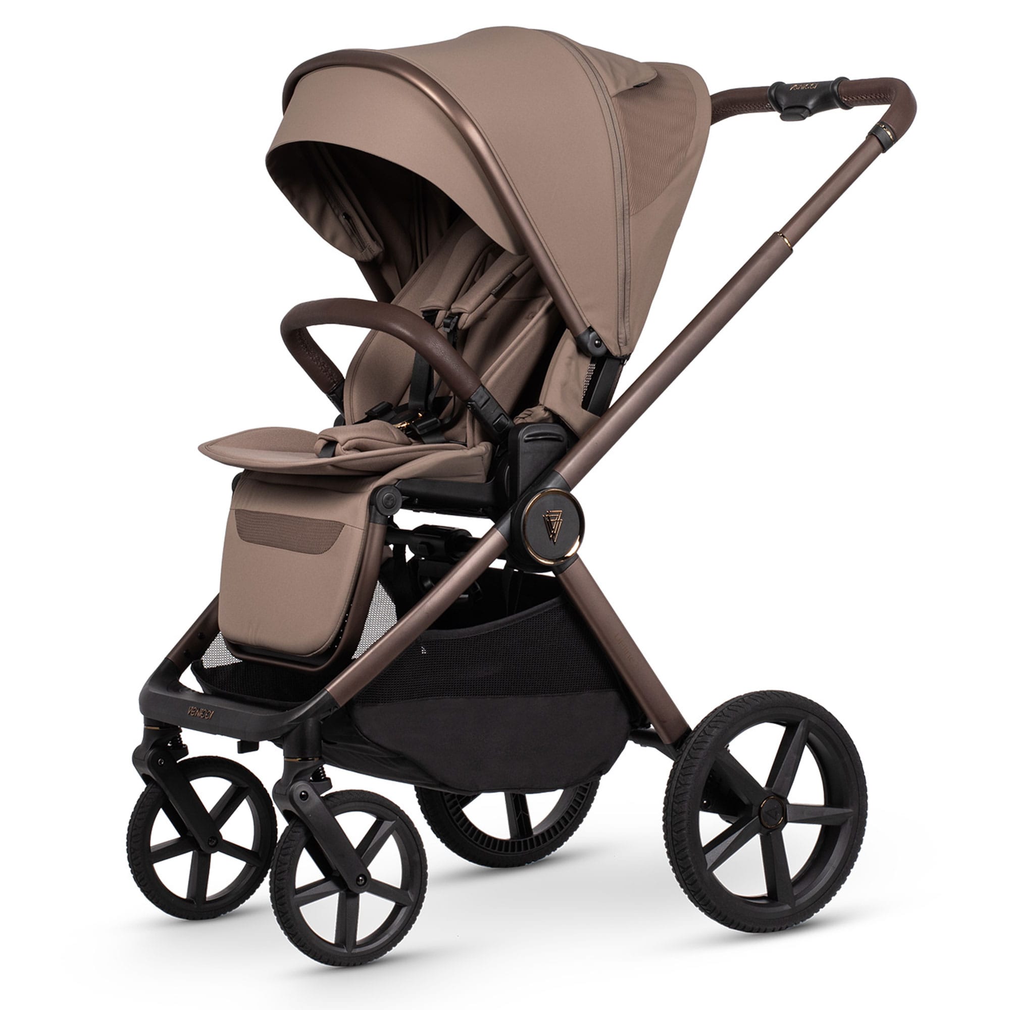 Venicci Tinum Upline 3 Luxury Bundle in Sand Baby Prams
