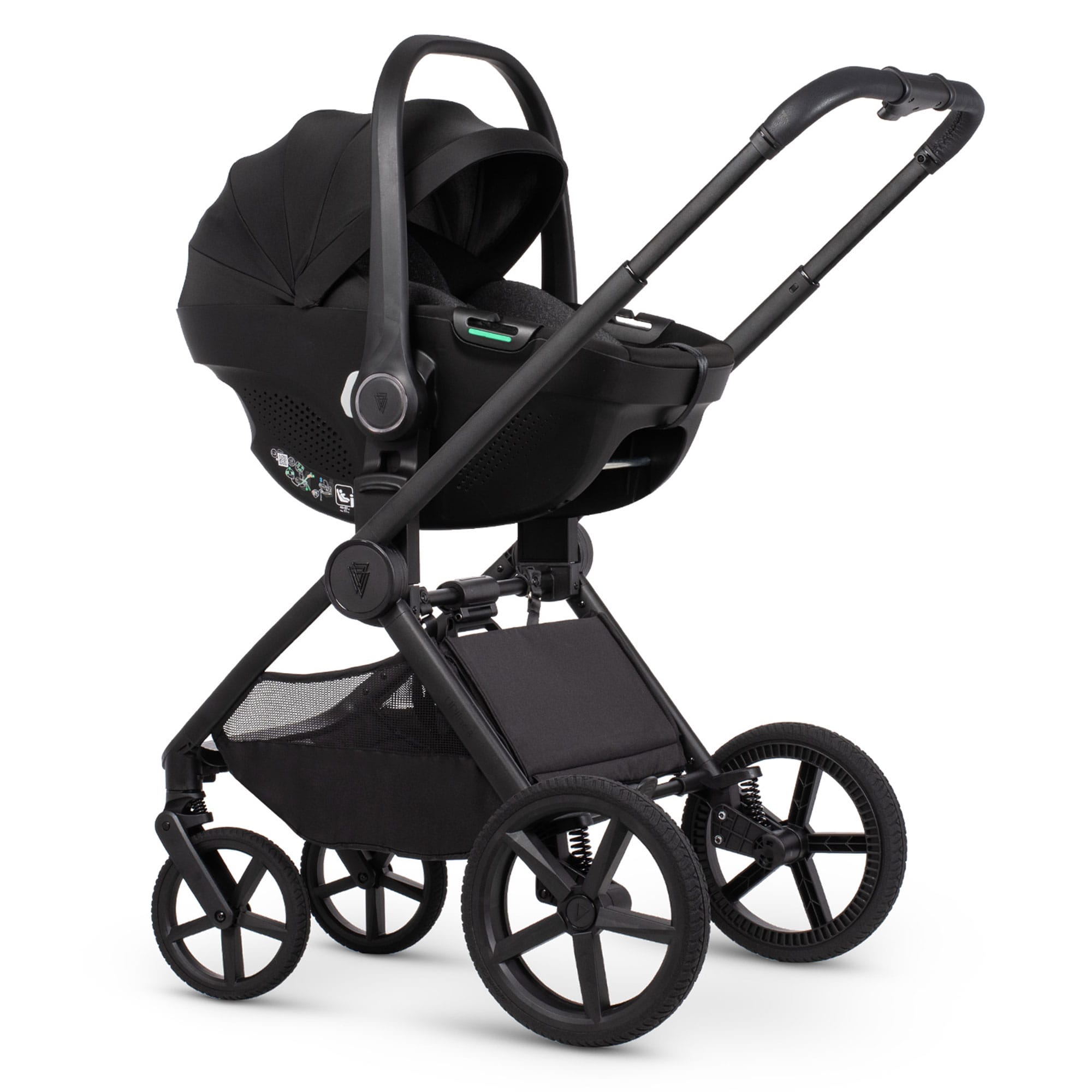 Venicci Tinum Upline 3 Ultimate Bundle in Onyx Baby Prams