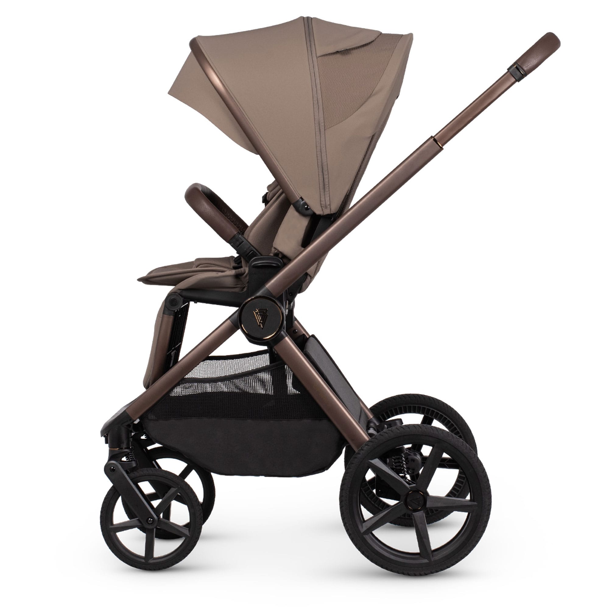 Venicci Tinum Upline 3 Ultimate Bundle in Sand Baby Prams