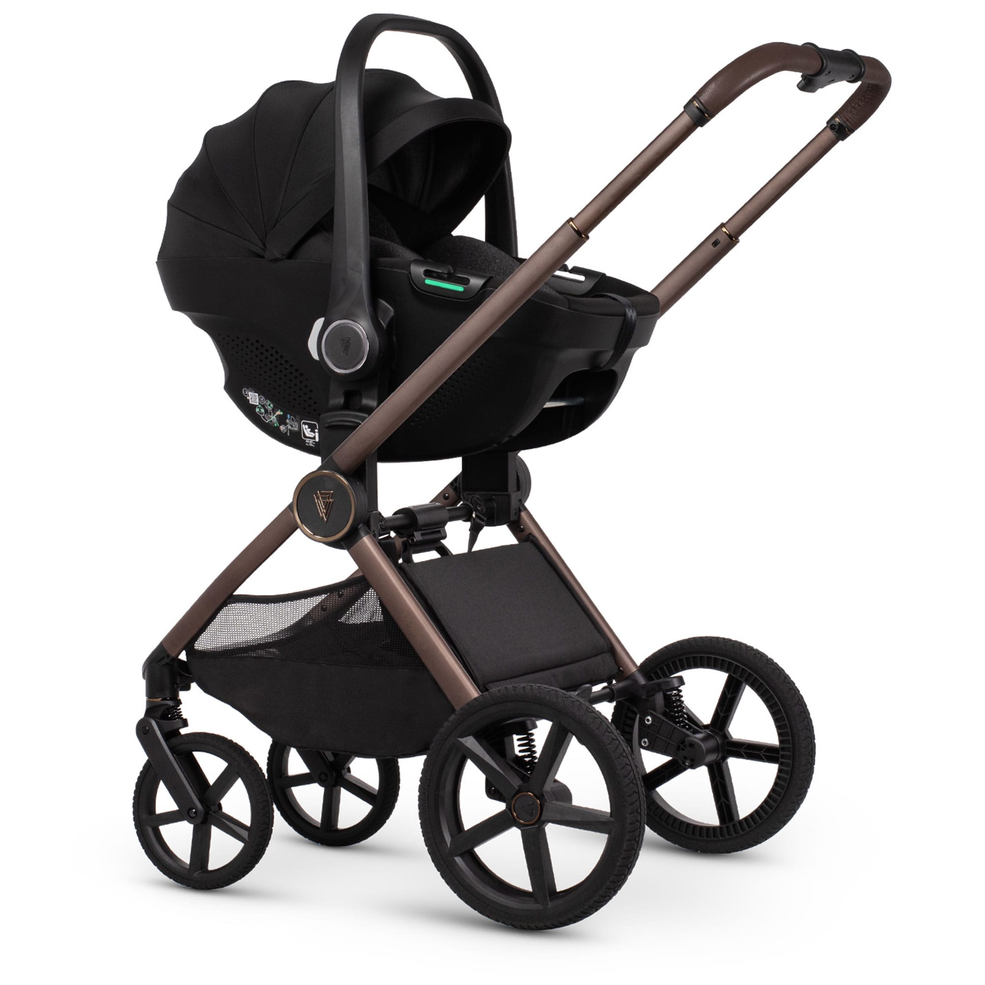 Venicci Tinum Upline 3 Ultimate Bundle in Sand Baby Prams