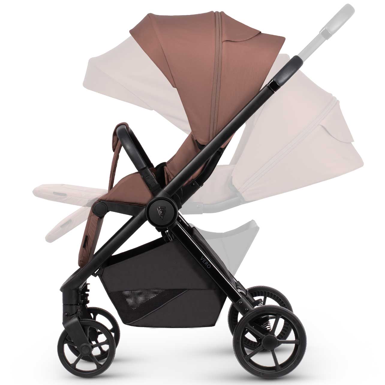 Venicci Vero Stroller in Blush Pushchairs & Buggies 2500800108 5905261332486