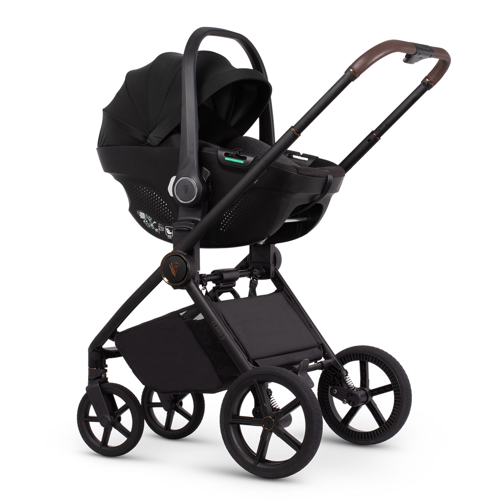 Venicci Claro 2 Luxury Bundle in Almond Travel Systems