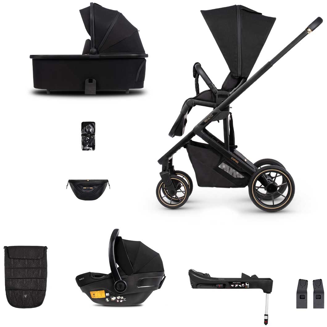 Venicci Empire 3 in 1 Travel System in Ultra Black
