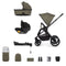 Venicci Tinum Edge 3 in 1 Travel System Plus Base in Moss Travel Systems 2000610409 5905261331809