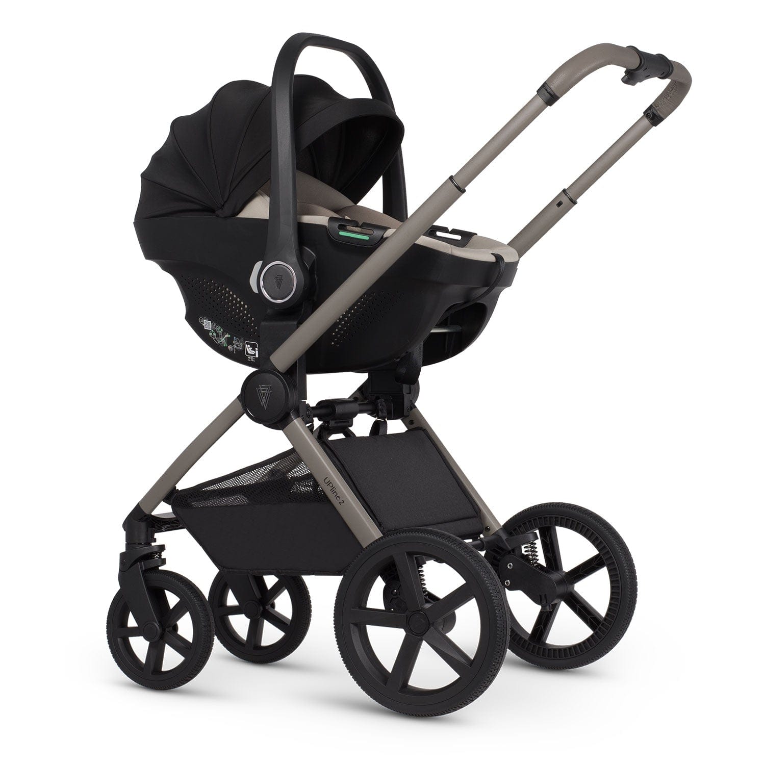 Venicci Tinum Upline 2 3in1 Travel System in Taupe Travel Systems