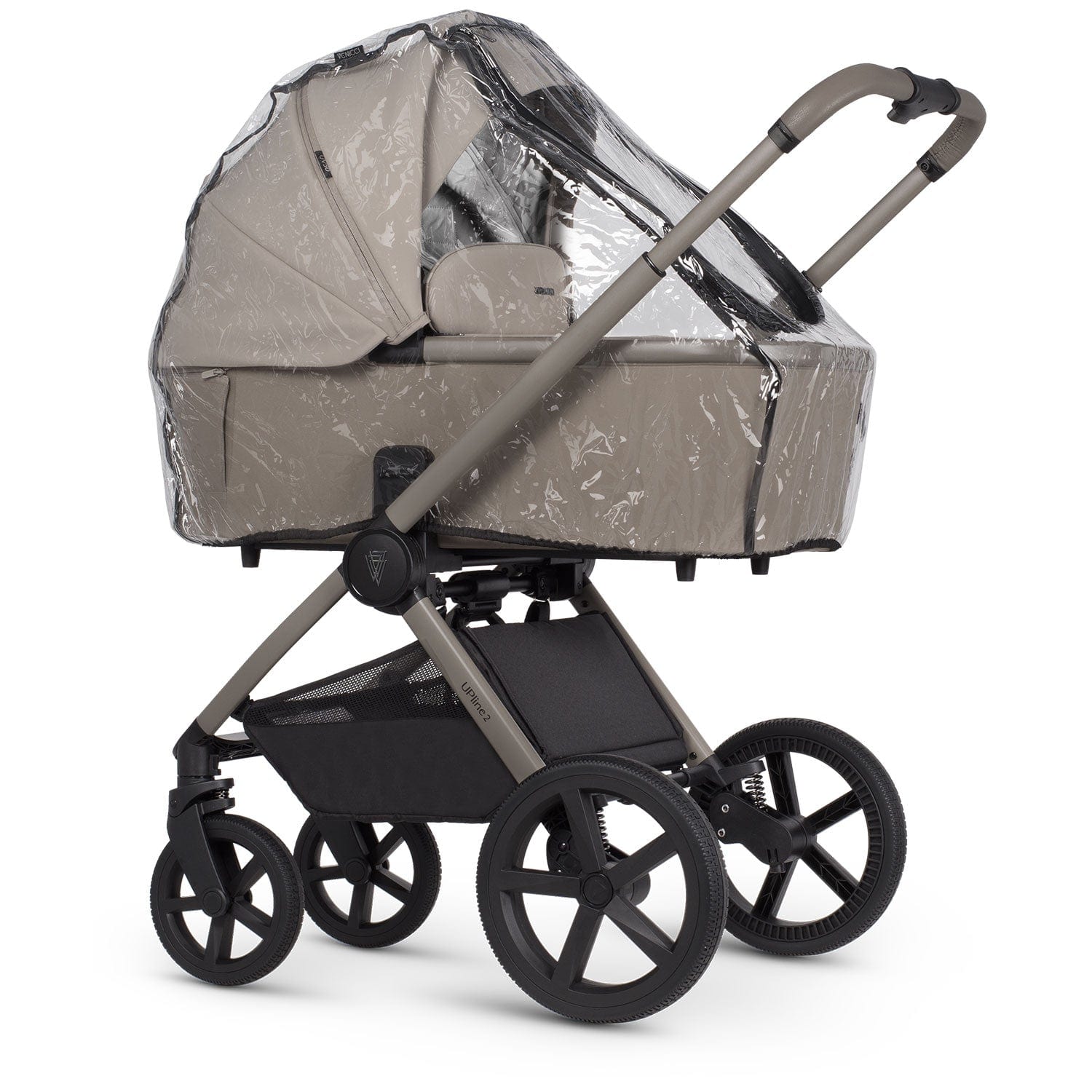 Venicci Tinum Upline 3in1 Travel System in Taupe - Main Image