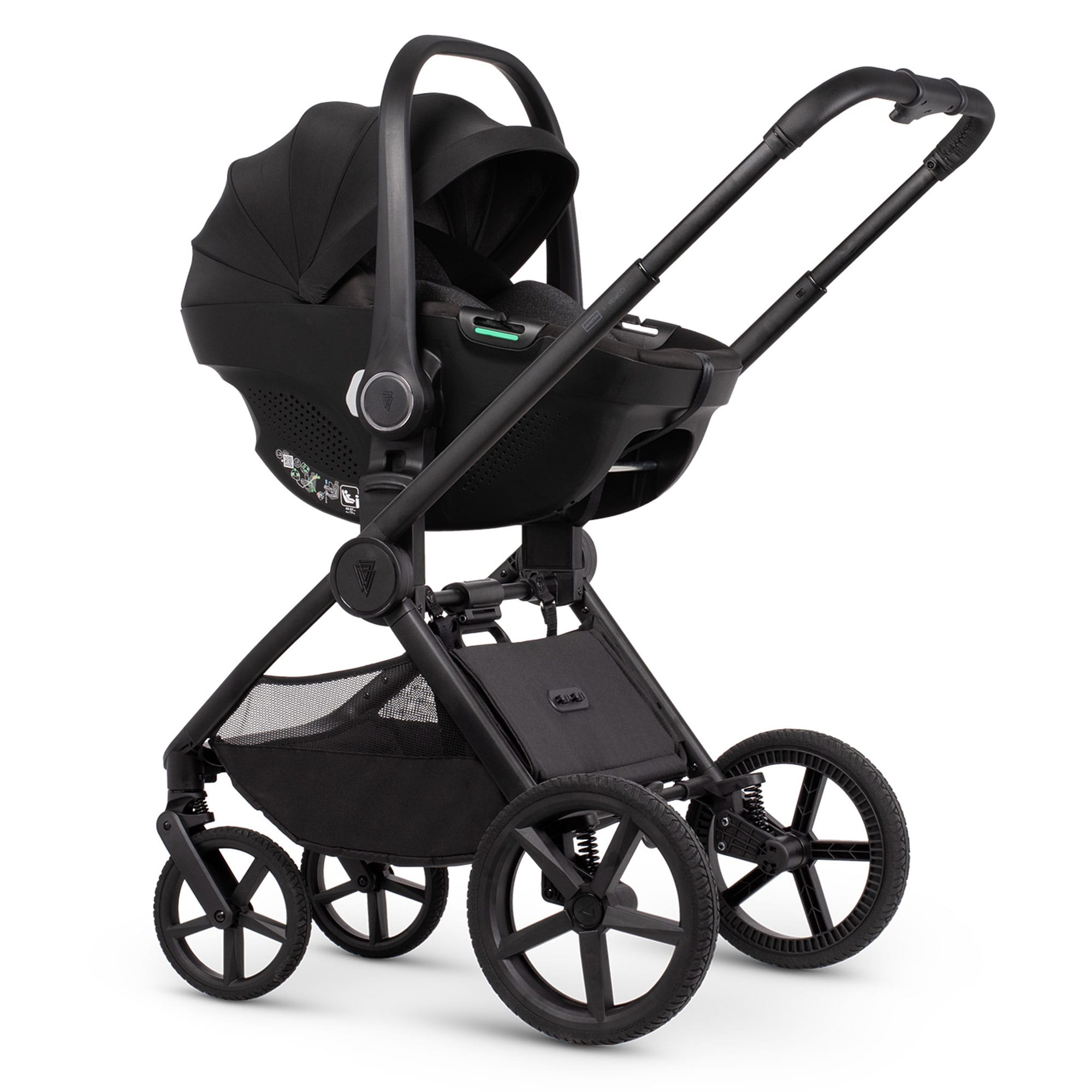 Venicci Tinum Upline 3 Hunter Ultimate Bundle in Dark Olive Travel Systems