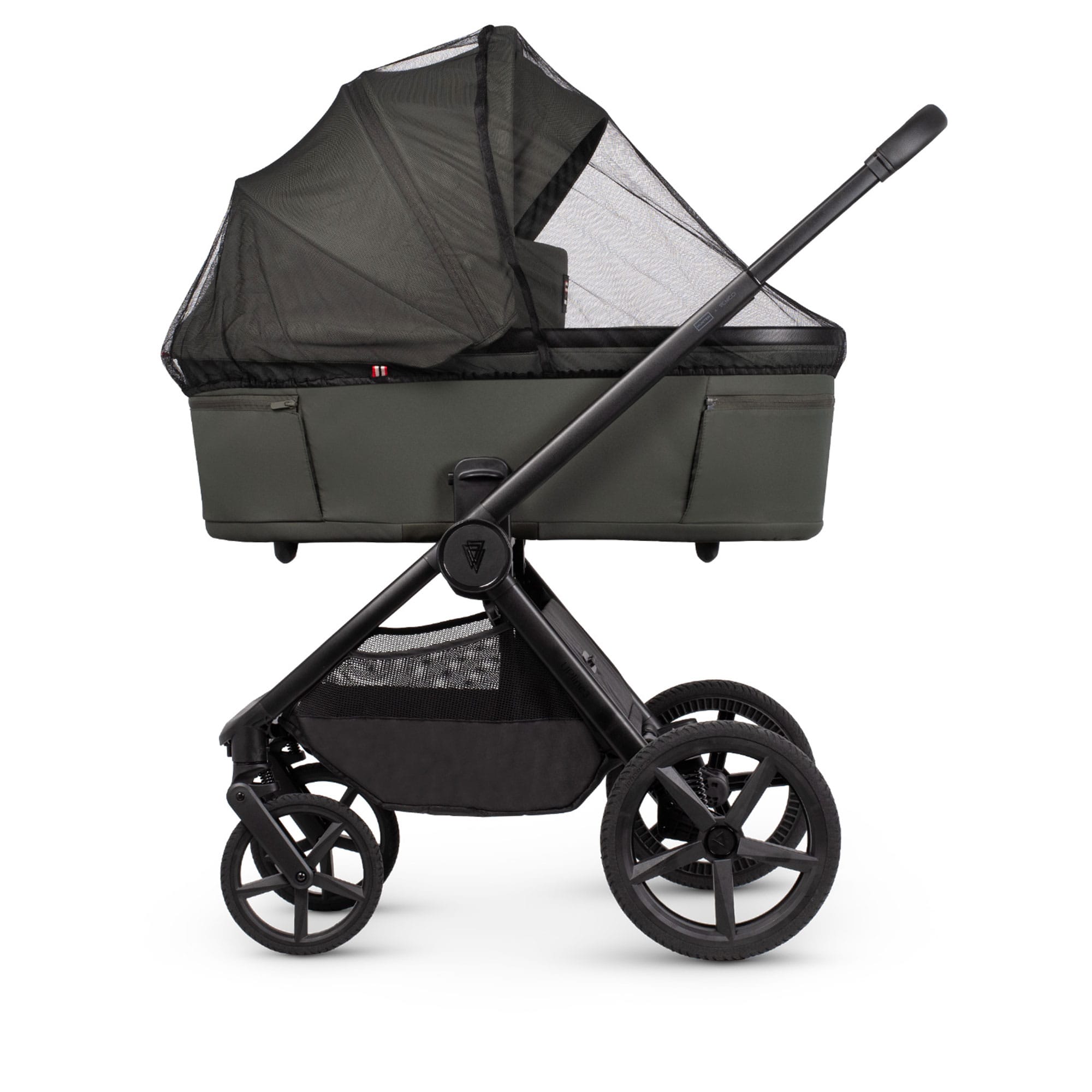 Venicci Tinum Upline 3 Hunter Ultimate Bundle in Dark Olive Travel Systems
