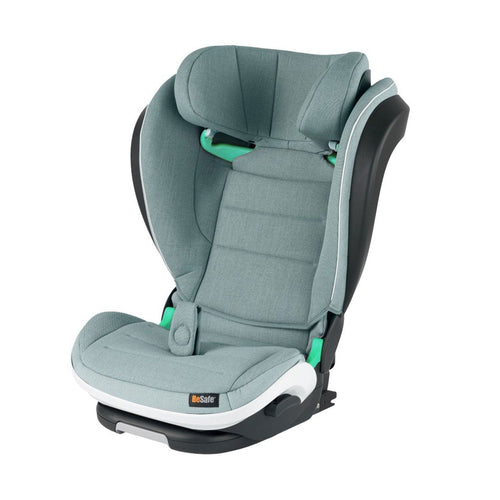 BeSafe Izi Flexfix i-Size in Sea Green Melange Highback Booster Seats 10010200-SeaGreen