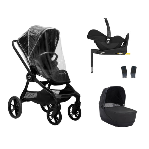 Baby Jogger City Sights Cabriofix i-Size Bundle in Rich Black Pushchairs & Buggies CIT-BLK-11828-CAB 0047406183685