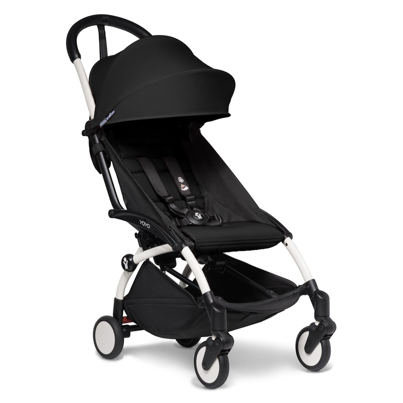 BabyZen YoYo2 0+ Complete Bassinet Pram White/Black Baby Prams 7428-WHT-BLK 3701244000609