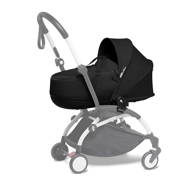 BabyZen YoYo2 0+ Complete Bassinet Pram White/Black Baby Prams 7428-WHT-BLK 3701244000609