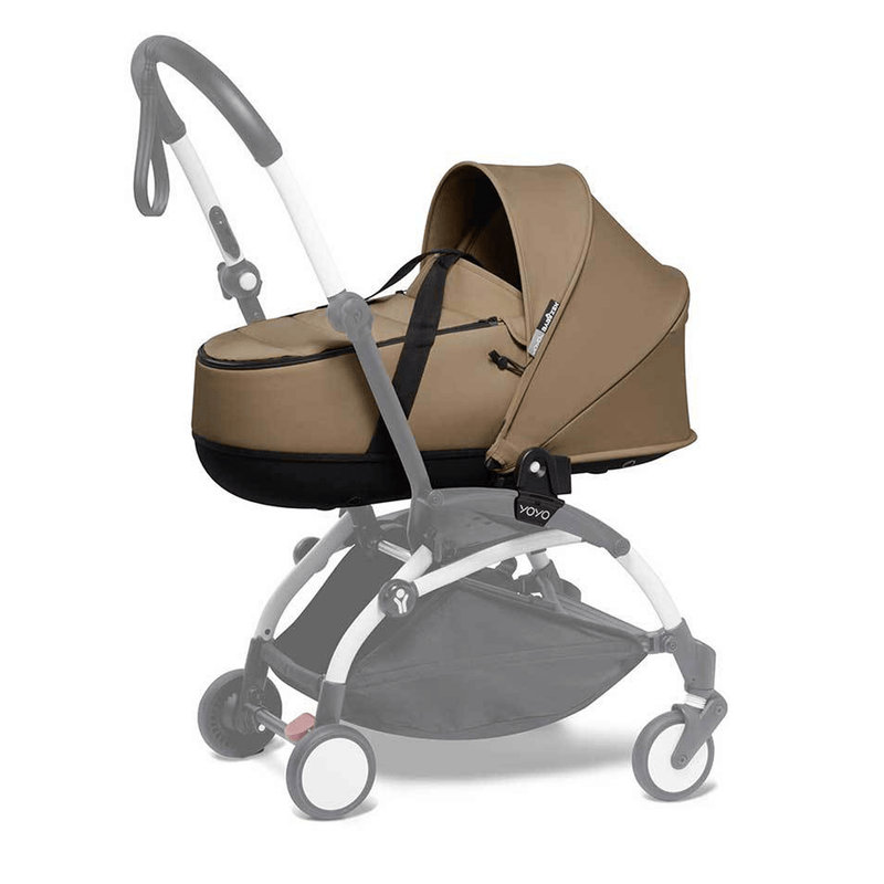 BabyZen YoYo2 0+ Complete Bassinet Pram White/Toffee Baby Prams 7422-WHT-TFE 3701244000609