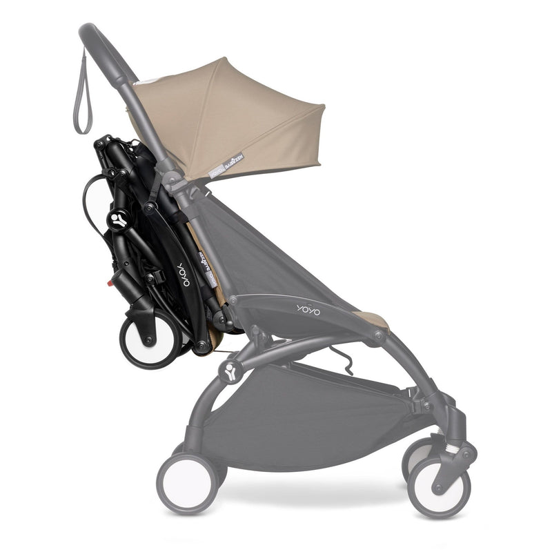 BABYZEN YOYO Connect & 6m+ Colour Pack Bundle Black/Toffee Chassis & Carrycots 9342-TOF 3701244001835