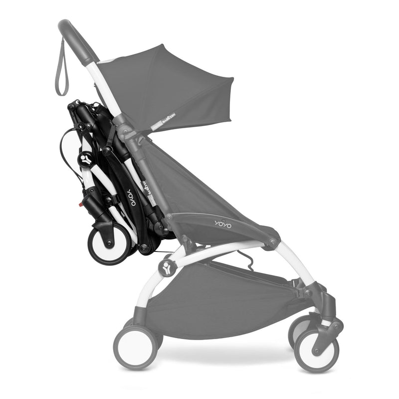 BABYZEN YOYO Connect & 6m+ Colour Pack Bundle White/Black Chassis & Carrycots 9328-BLK 3701244001828
