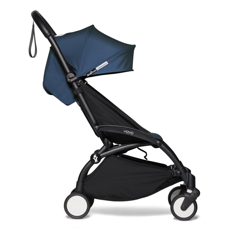 BABYZEN YOYO2 0+ Complete Bassinet Pram Black/Air France Blue Pushchairs & Buggies 7420-BLK-AFB 3701244000616