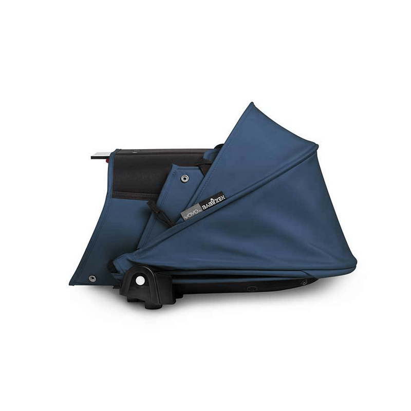 BABYZEN YOYO2 0+ Complete Bassinet Pram Black/Air France Blue Pushchairs & Buggies 7420-BLK-AFB 3701244000616