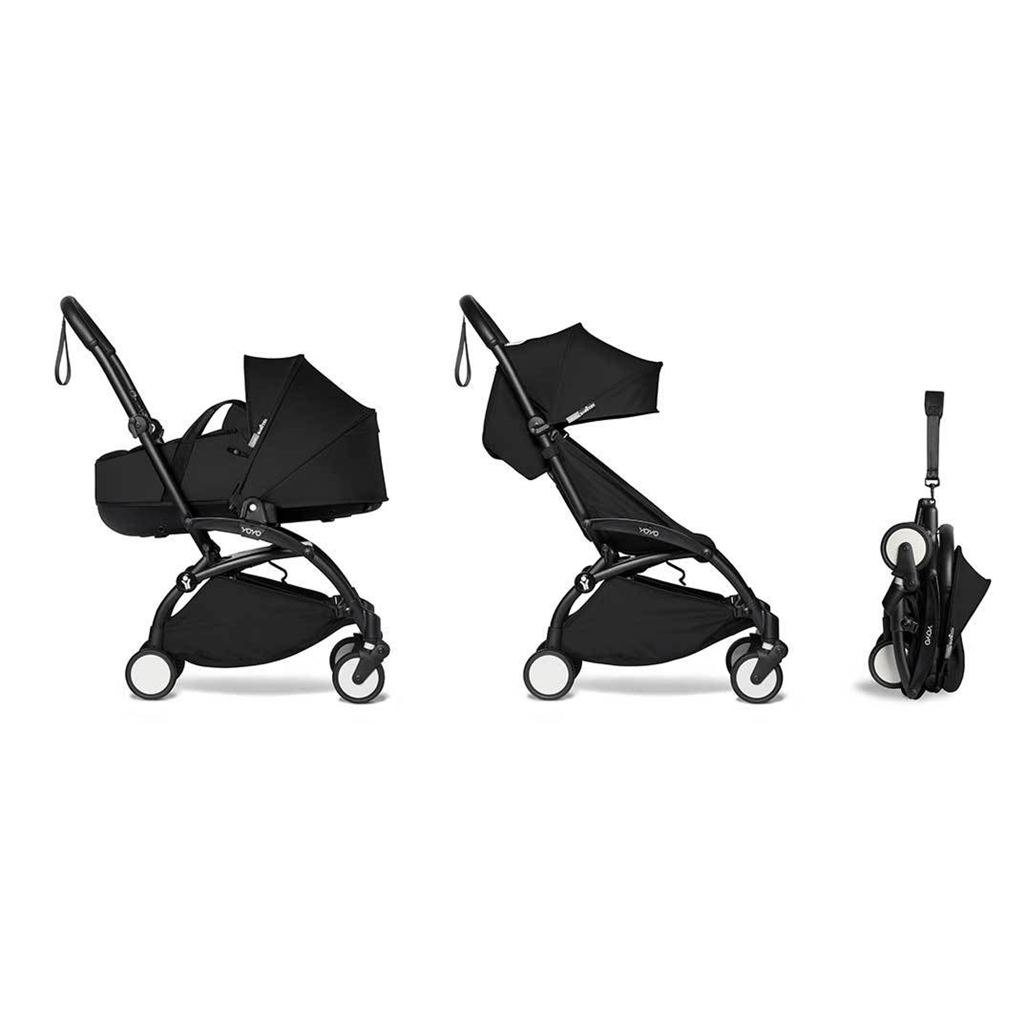 BabyZen YoYo2 0+ Complete Bassinet Pram Black/Black Pushchairs & Buggies 7418-BLK-BLK 3701244000616