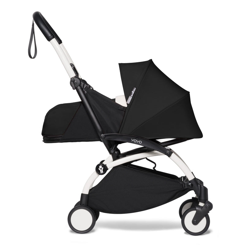 BABYZEN YOYO2 0+ Complete Stroller White/Black Pushchairs & Buggies 6513-WHT-BLK 3701244000609
