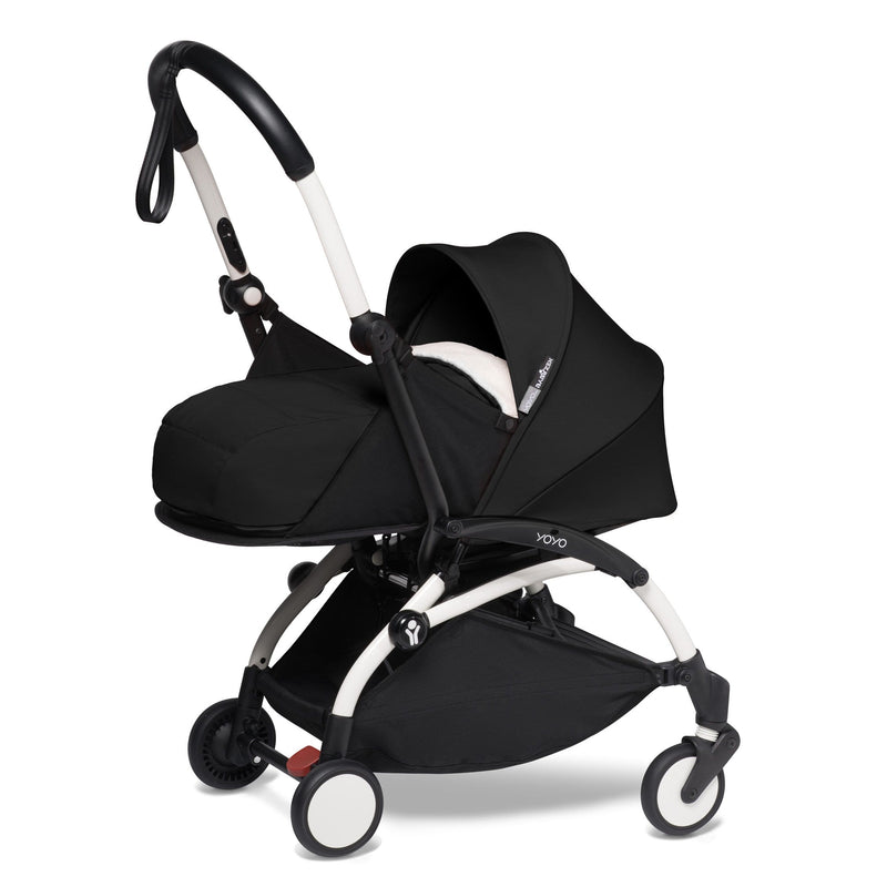 BABYZEN YOYO2 0+ Complete Stroller White/Black Pushchairs & Buggies 6513-WHT-BLK 3701244000609