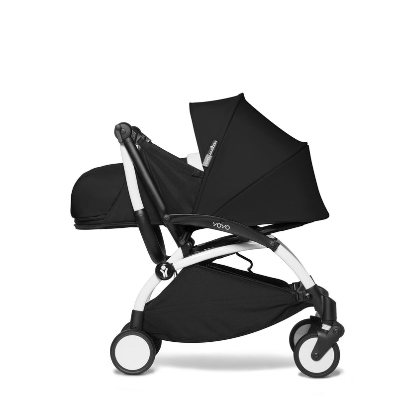 BABYZEN YOYO2 0+ Complete Stroller White/Black Pushchairs & Buggies 6513-WHT-BLK 3701244000609