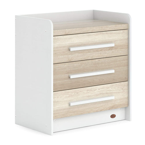 Boori Neat 3 Drawer Chest Barley White & Oak Dressers & Changers BK-NE3DC-BAOA 7426968067450
