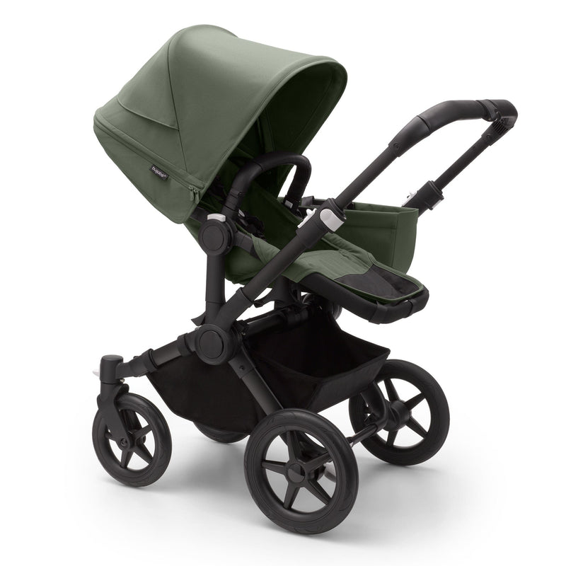 Bugaboo Donkey 5 Mono Complete in Black/Forest Green 3 Wheelers 100000008