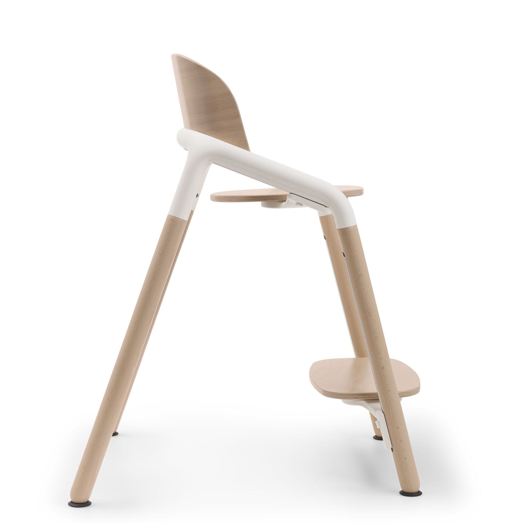 Bugaboo Giraffe Highchair Complete Newborn Bundle in Wood White Baby Highchairs 12269-WOO-WHT