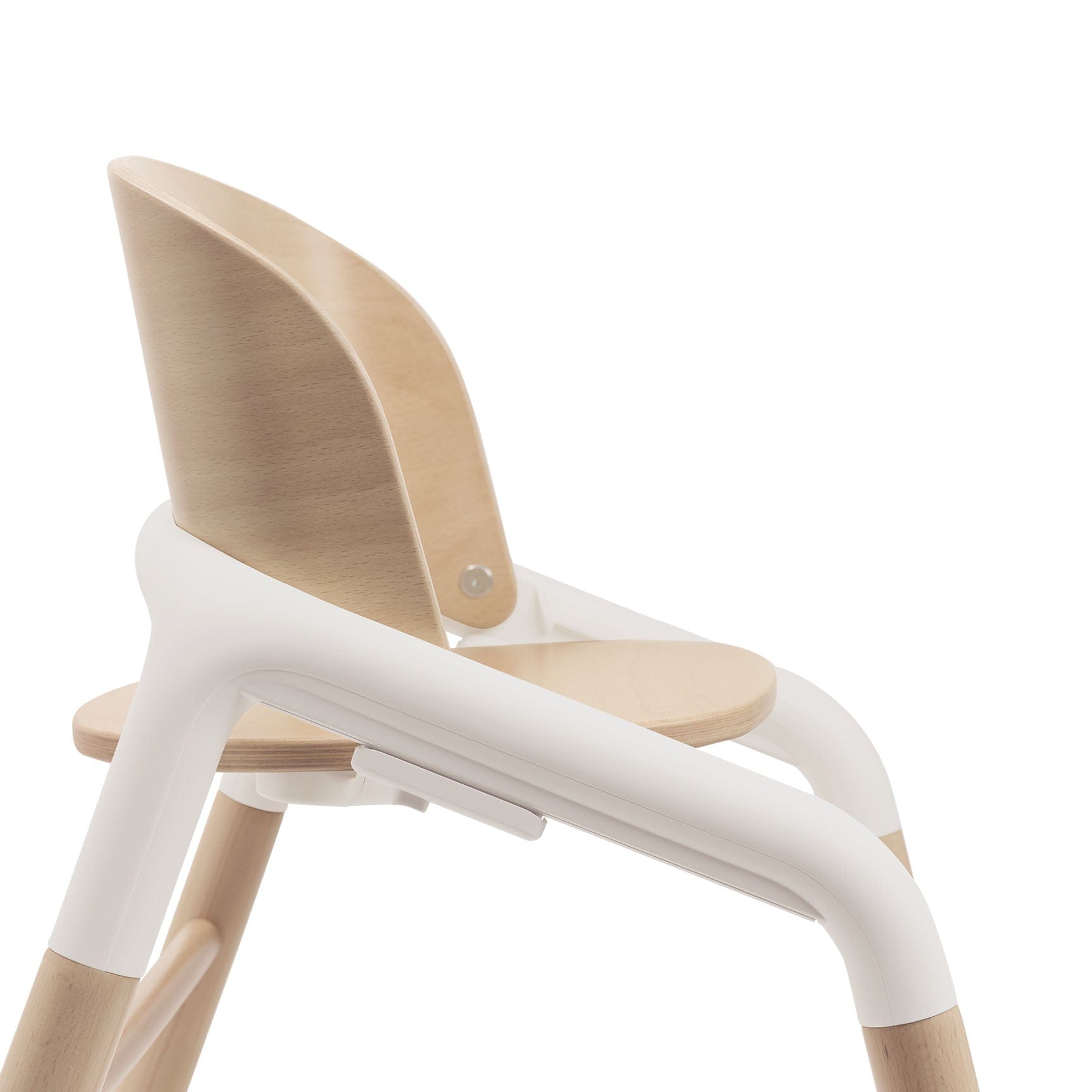 Bugaboo Giraffe Highchair Complete Newborn Bundle in Wood White Baby Highchairs 12269-WOO-WHT