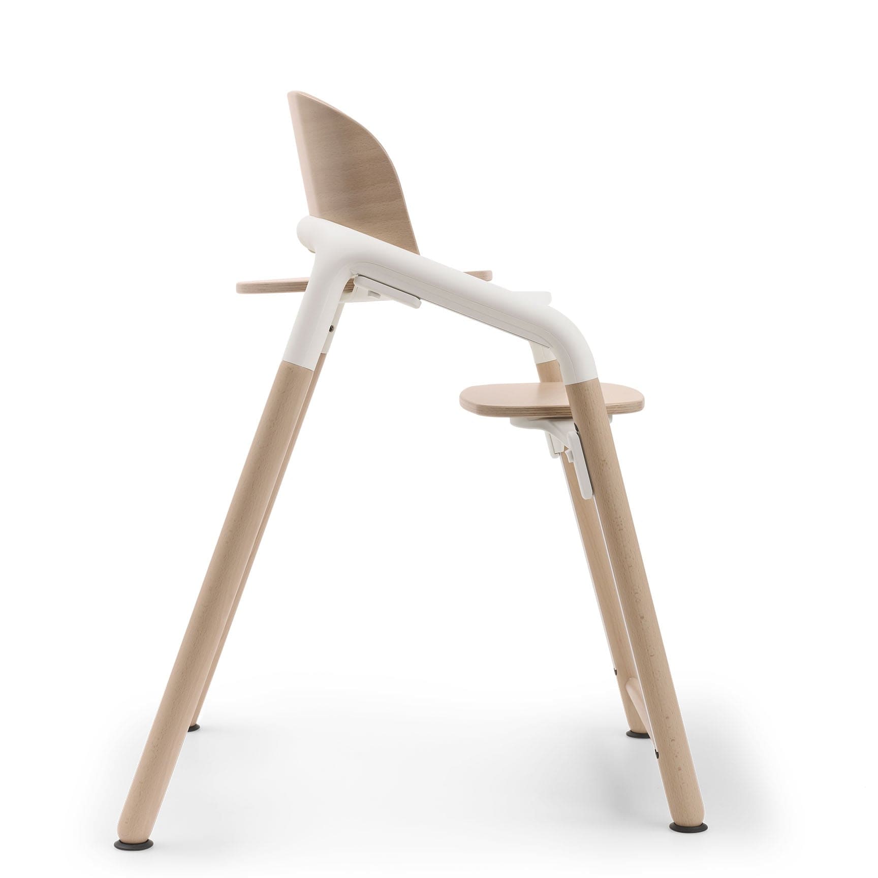 Bugaboo Giraffe Highchair Infant Bundle in Wood White Baby Highchairs 12265-WOO-WHT