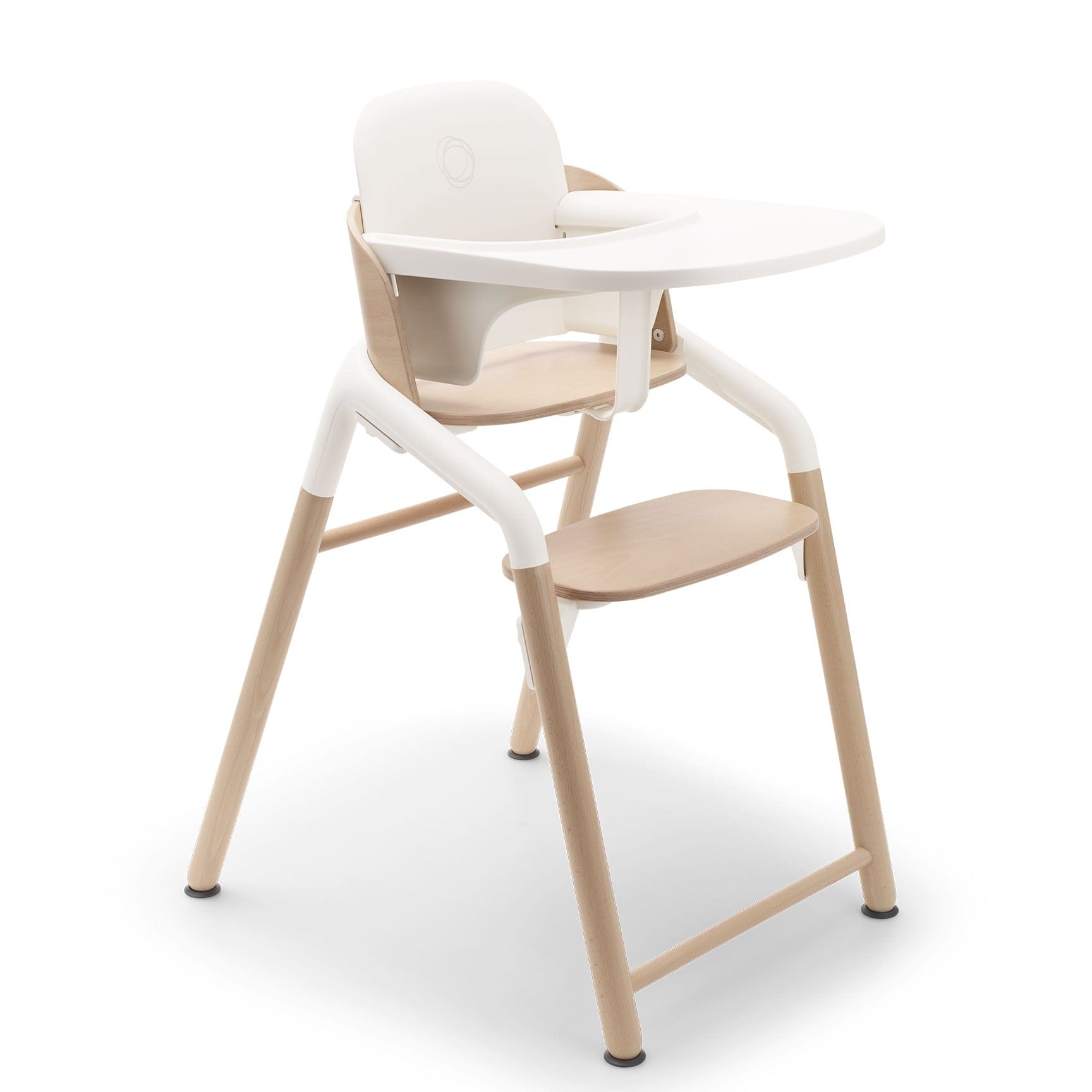 Bugaboo Giraffe Highchair Infant Bundle in Wood White Baby Highchairs 12265-WOO-WHT