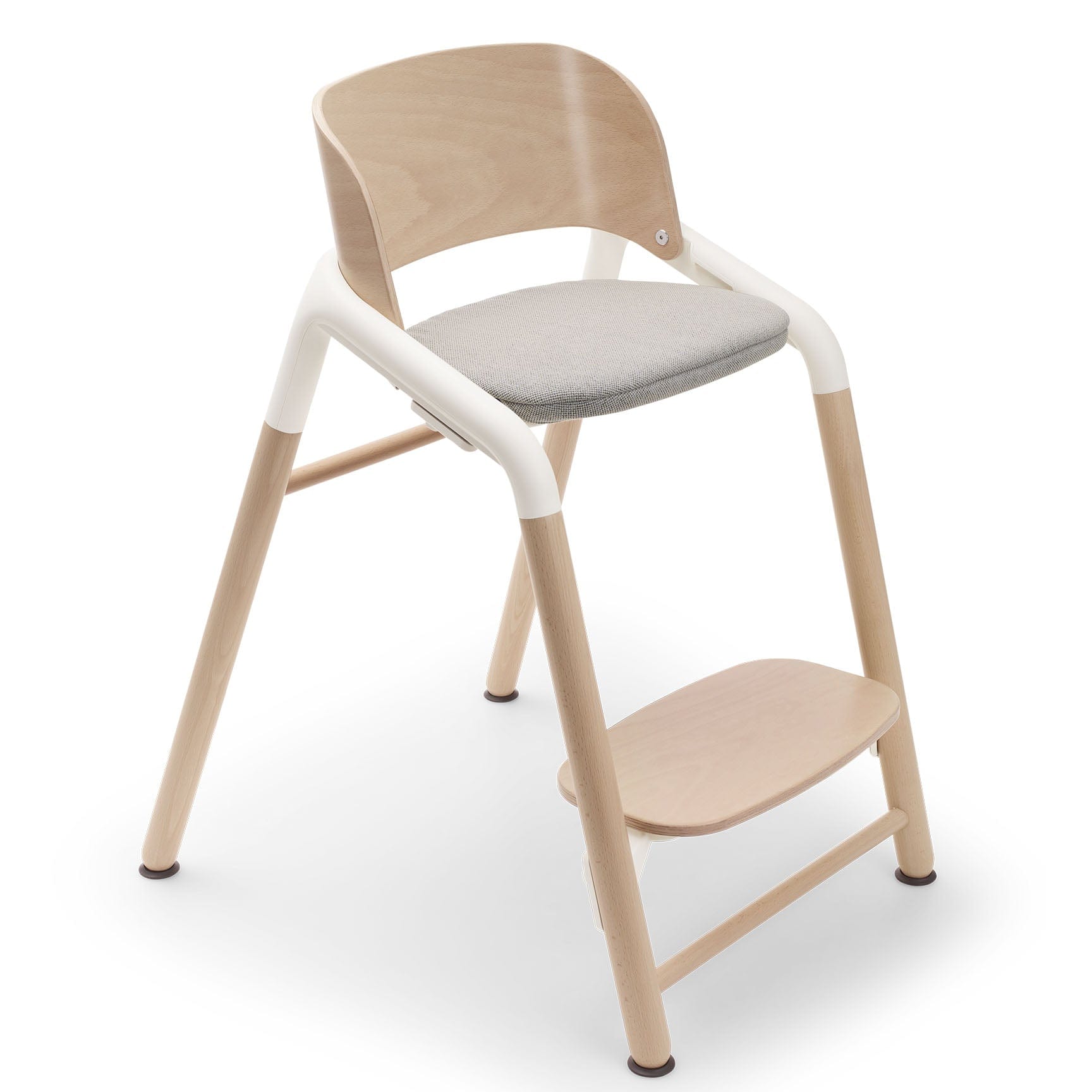Giraffe Highchair Infant Bundle in Wood White Baby Highchairs 12265-WOO-WHT
