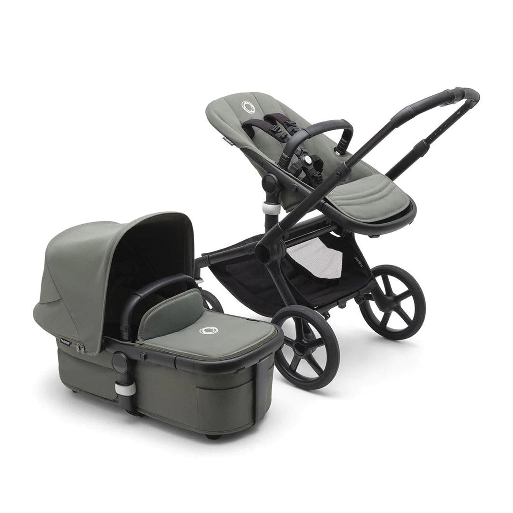 Bugaboo Fox 5 Complete Stroller in Forest Green Pushchairs & Buggies 100051041 8717447252788