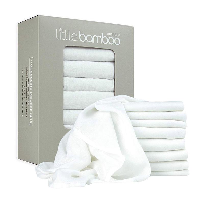 Little Bamboo Pack of 8 Muslin Squares