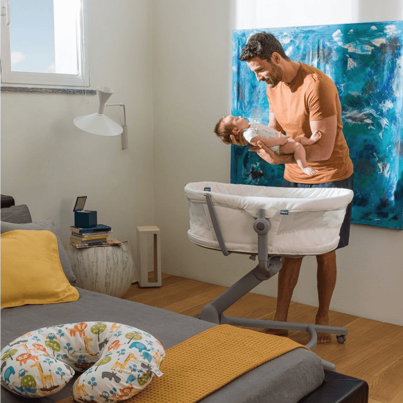 Chicco Baby Hug 4 in 1 Air in Titanium Cribs 07079193840930