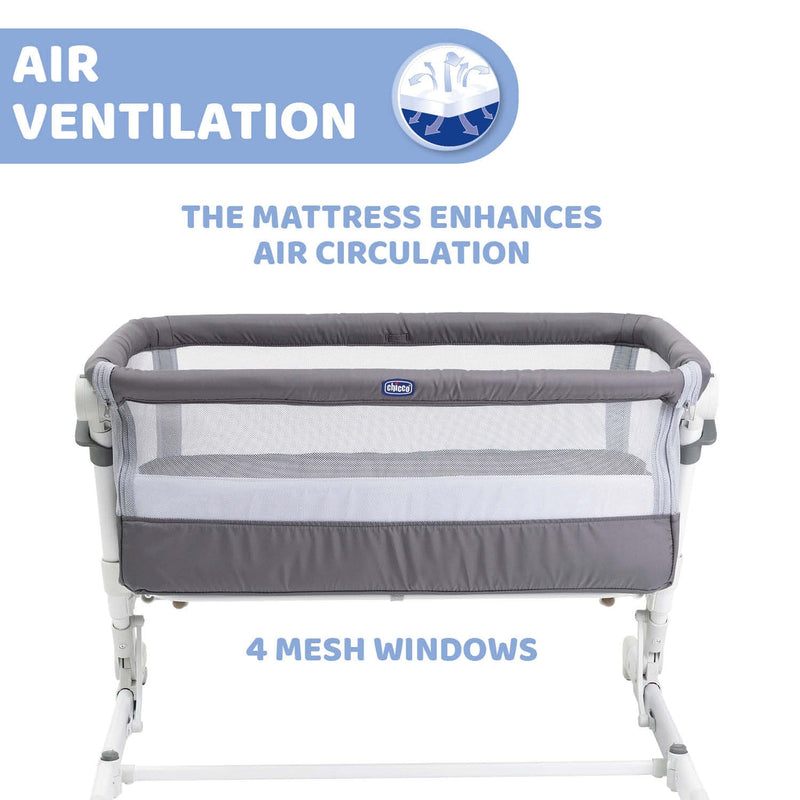 Chicco Next2Me Pop Up Bundle in Atmosphere Cribs 12093-ATM 8058664160709