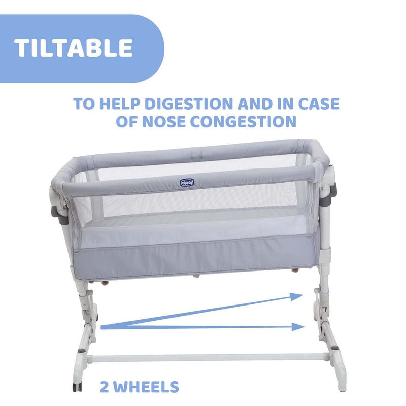 Chicco Next2Me Pop Up Bundle in Grey Mist Cribs 12091-GRY-MIS 8058664160730