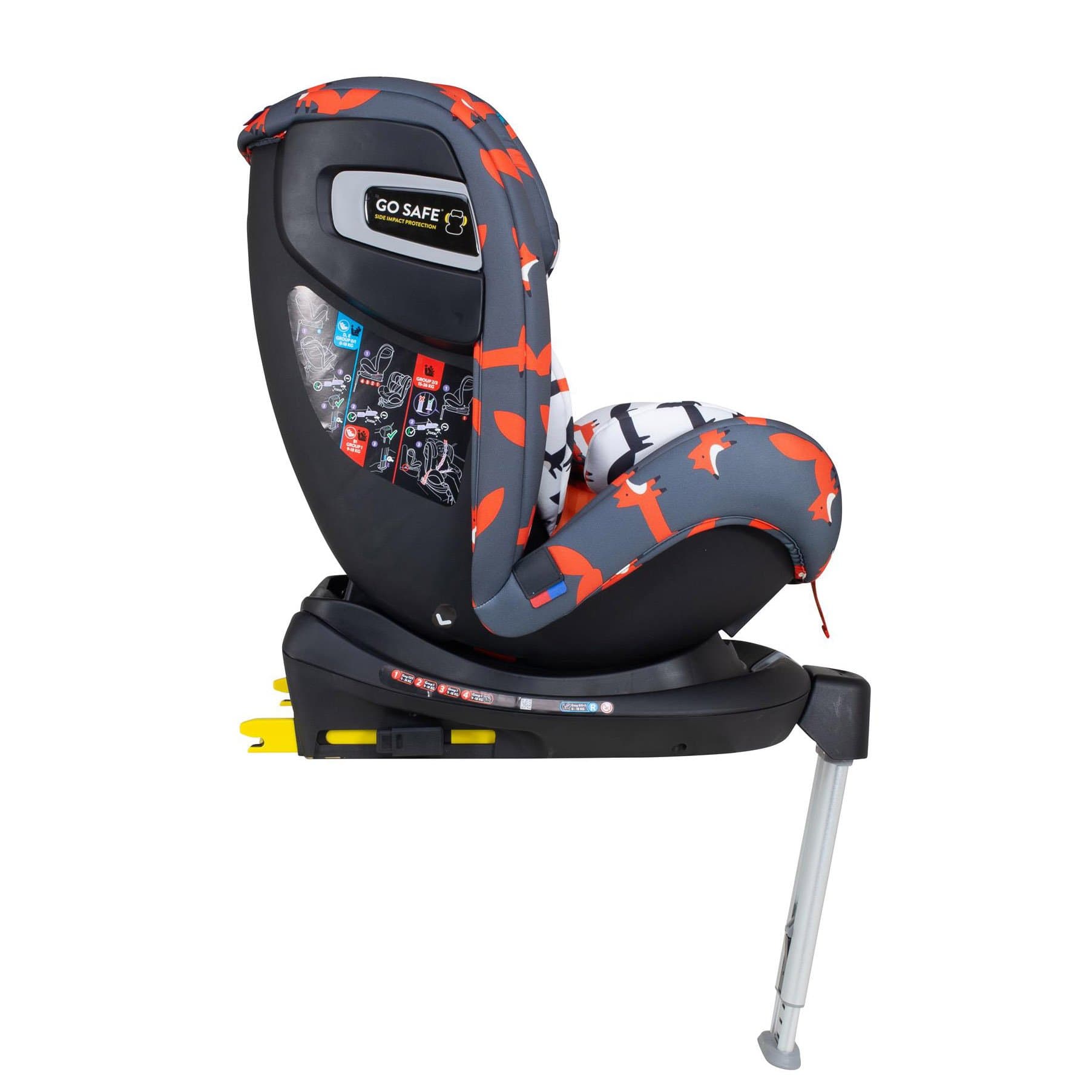 Cosatto All in All Rotate Charcoal Mister Fox Combination Car Seats CT4856 5021645062913