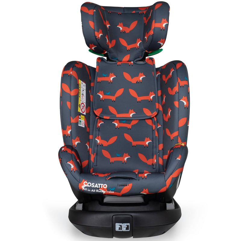 Cosatto All in All Rotate i-Size 0+/1/2/3 Car Seat Charcoal Mister Fox Combination Car Seats CT5242 5021645066775