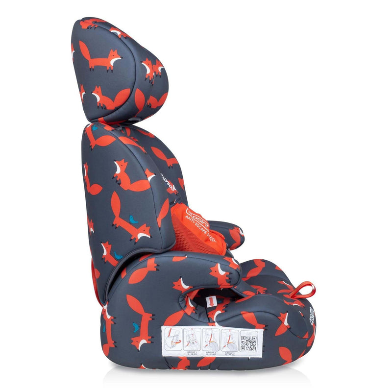 Cosatto Zoomi Car Seat Charcoal Mister Fox Combination Car Seats CT4552 5021645059876