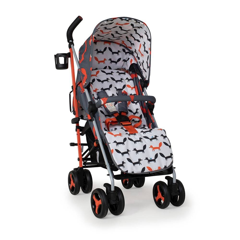 Cosatto Supa 3 Pushchair Charcoal Mister Fox Pushchairs & Buggies CT5409 5021645068441